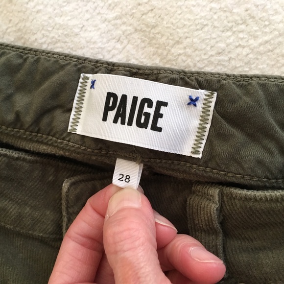 Paige skinny ankle zip corduroy pants - Picture 8 of 8